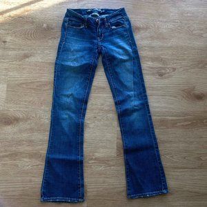 Women's American Eagle Skinny Kick Blue Jeans Size 00